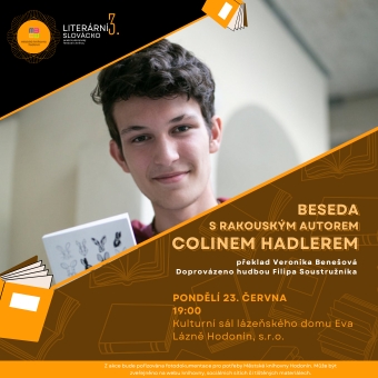 Mladý autor představí své dílo, které bude doprovázeno hudbou Filipa Soustružníka.
